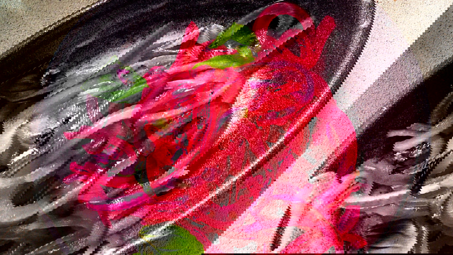 Image of Pickled Red Onion with Date Syrup